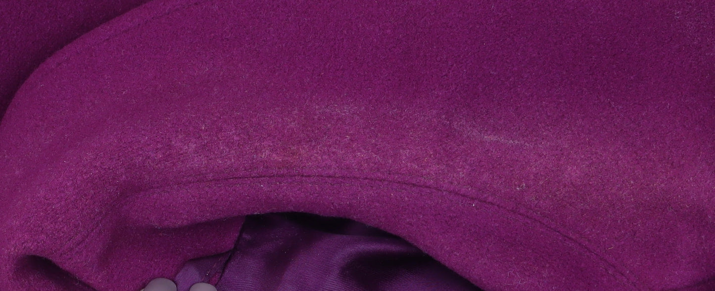 Eastex Women's Purple Wool Blend Overcoat Size 16