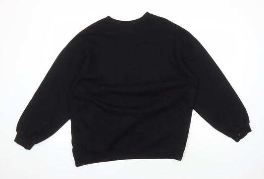 H&M Unisex Adults Black Billie Eilish Sweatshirt, Size S