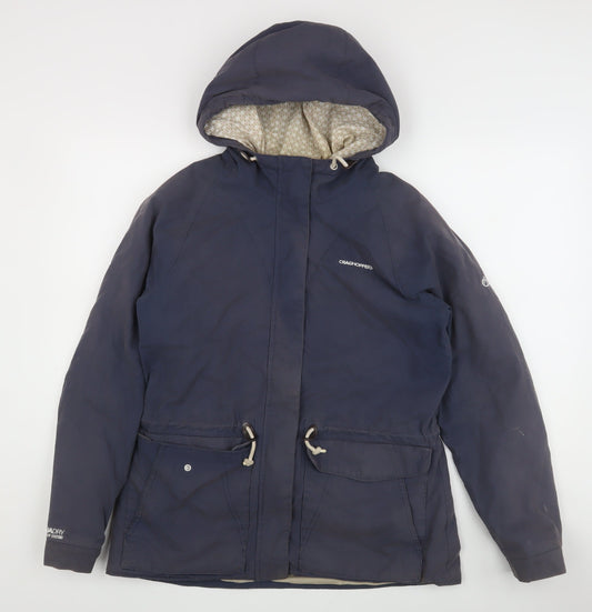 Womens UK Size 12 Craghoppers Blue Anorak Coat