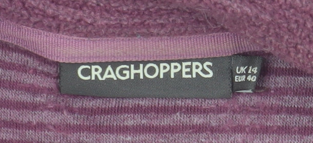 Craghoppers Women's Purple Pullover Sweatshirt, Size 14