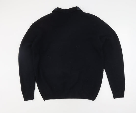 Mens UK Size L Jason Jones Black