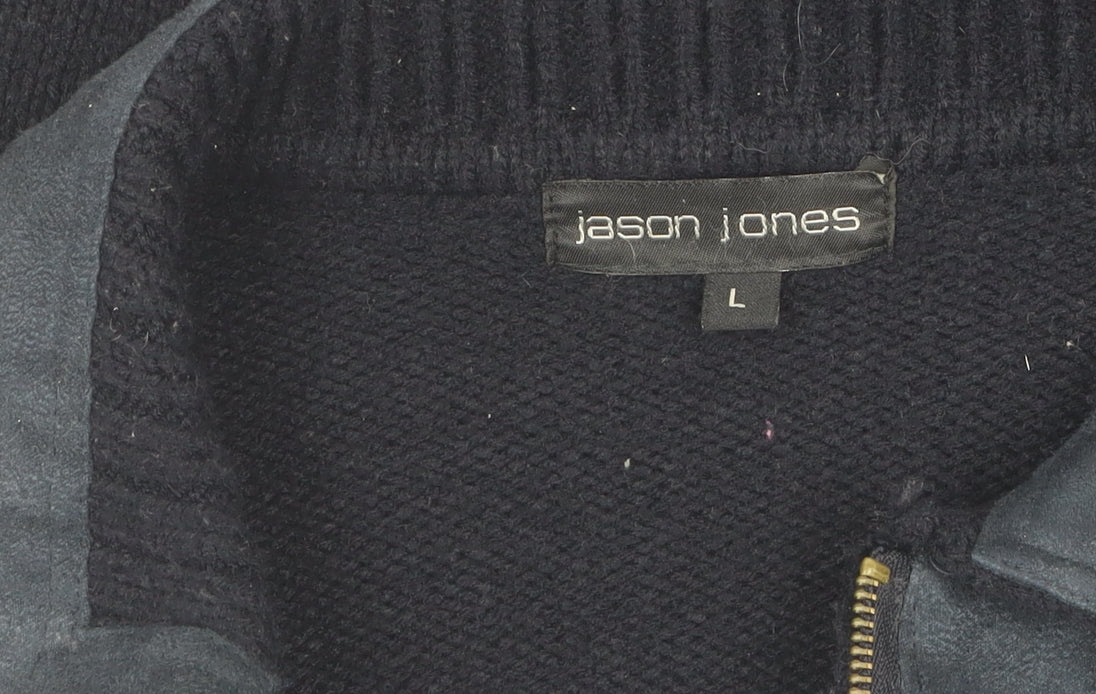 Mens UK Size L Jason Jones Black