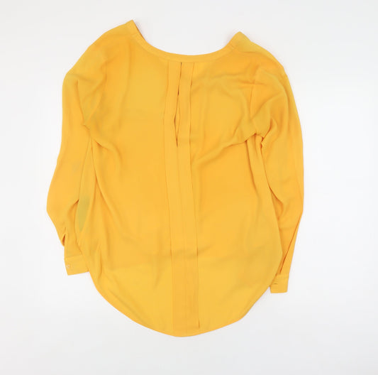 Womens UK Size 12 Marks and Spencer Yellow Blouse