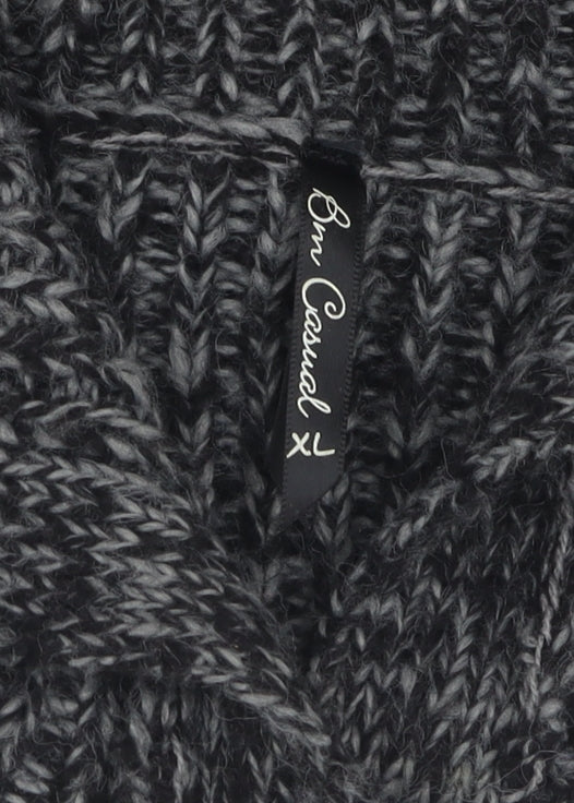 Womens UK Size XL Bm Casual Grey Cardigan Jumper