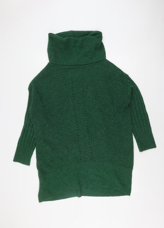 Womens UK Size M Red Herring Green Pullover Jumper