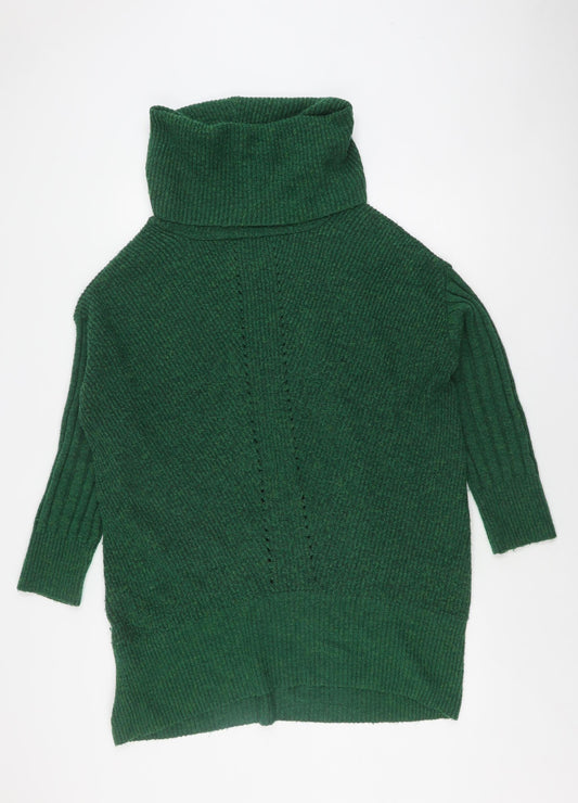 Womens UK Size M Red Herring Green Pullover Jumper