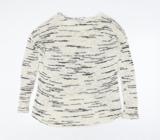 Womens UK Size S Mango Multicoloured Pullover Jumper