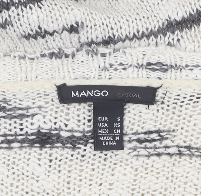 Womens UK Size S Mango Multicoloured Pullover Jumper