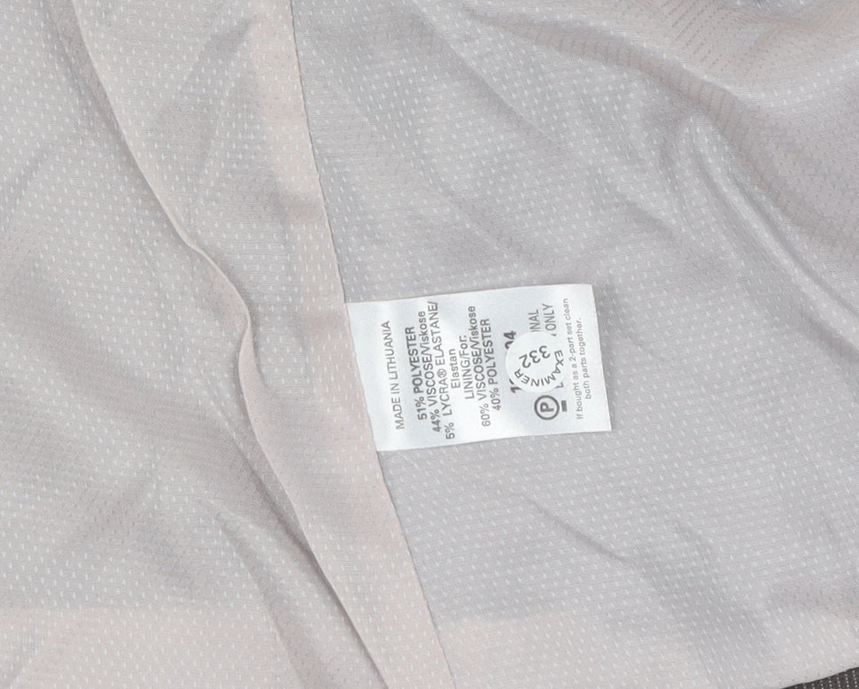 Next Women's Brown Pinstripe Blazer - Size 12