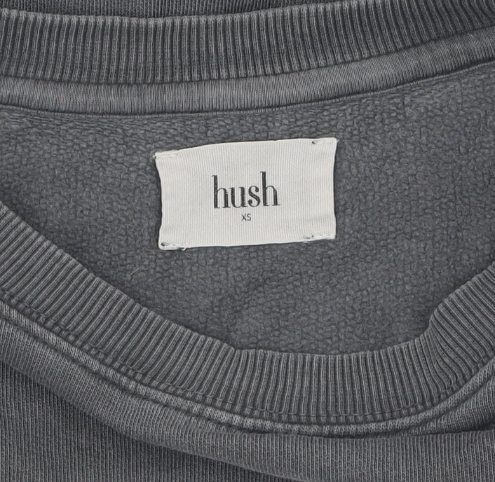 Hush Women’s Grey Graphic Pullover Jumper XS