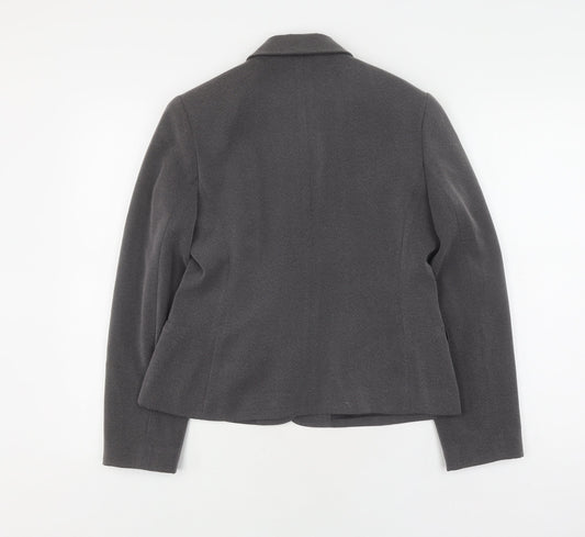 Next Women's Grey Petite Blazer UK 10