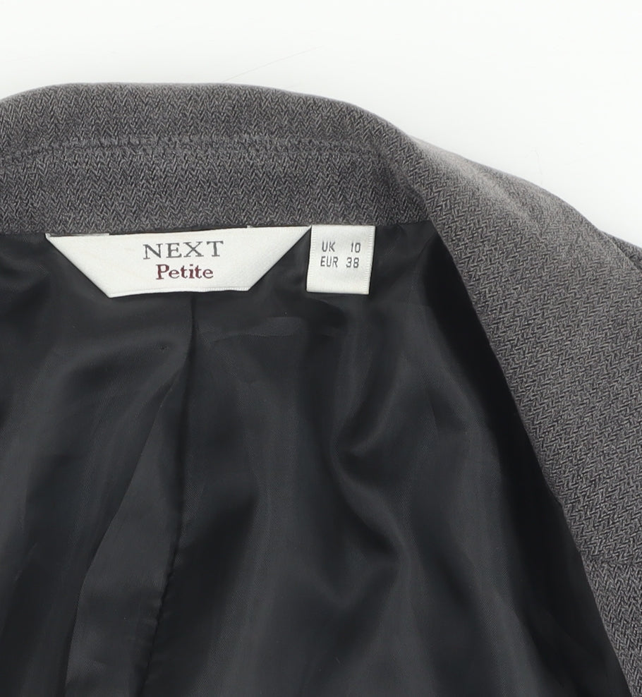 Next Women's Grey Petite Blazer UK 10