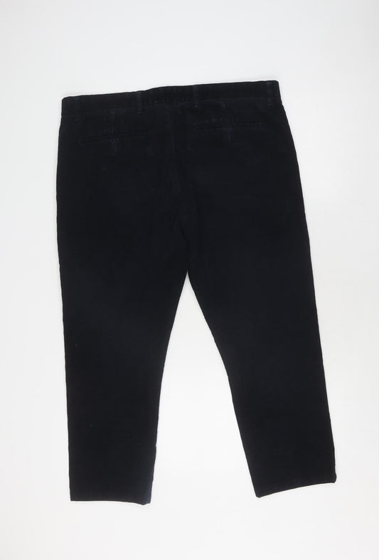 Marks and Spencer Men's Blue Slim Trousers 38