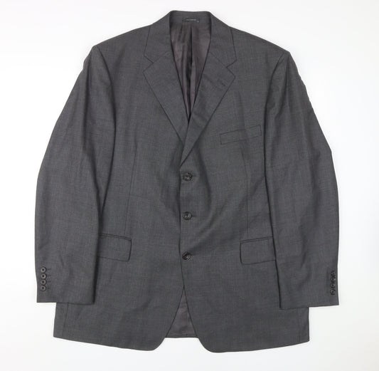 Mens UK Size 46 Austin Reed Regular Grey Suit Jacket
