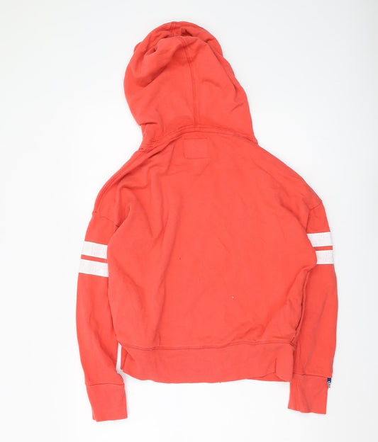 Superdry Women's Red Pullover Hoodie, Size S