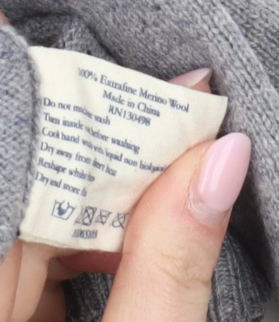 Jack Wills Men's Grey Wool Pullover Jumper M