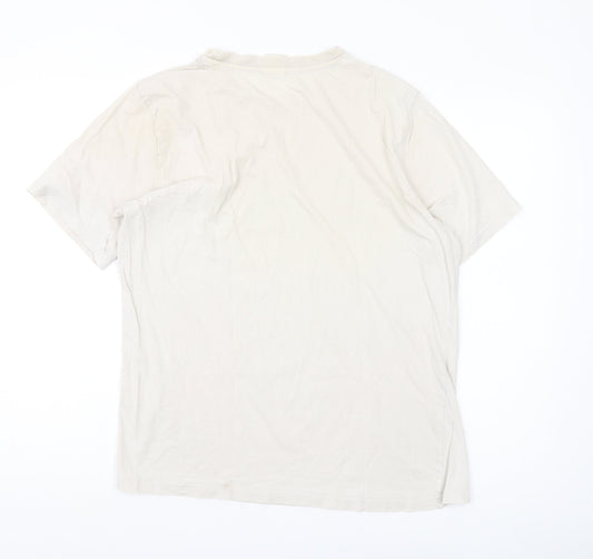 Marvel Men's Beige Graphic Spider-Man T-Shirt Size L