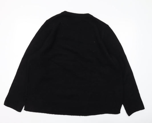 Womens UK Size XL Old Navy Black Pullover Jumper