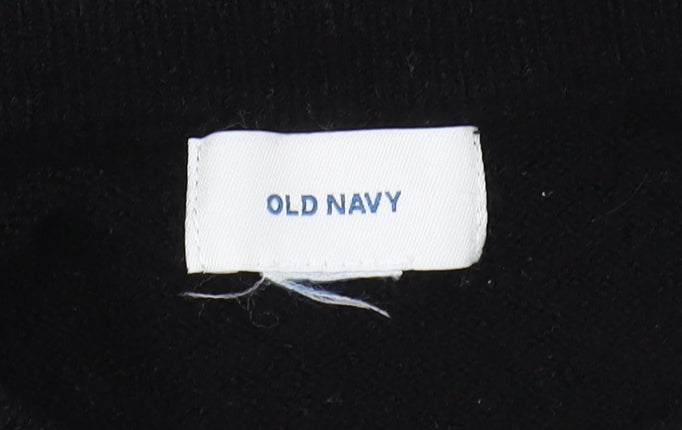 Womens UK Size XL Old Navy Black Pullover Jumper