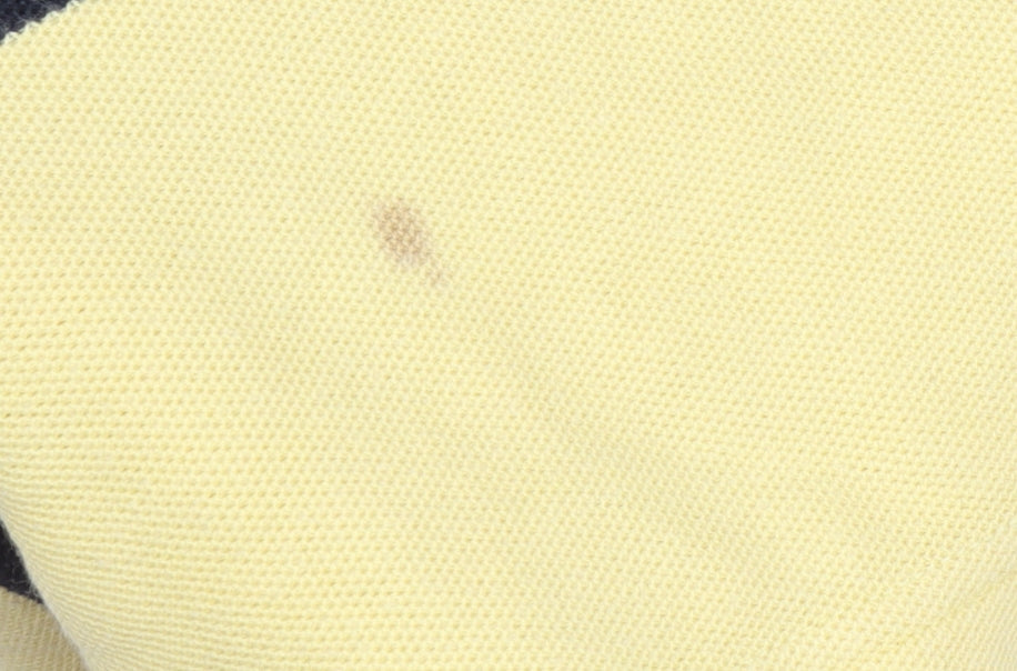 Tyrwhitt Men Yellow Striped Polo Shirt M Casual