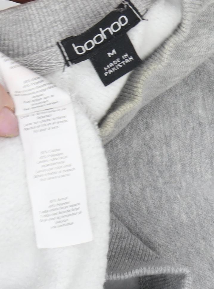 boohoo Grey NYC Crew Neck Sweatshirt Unisex M