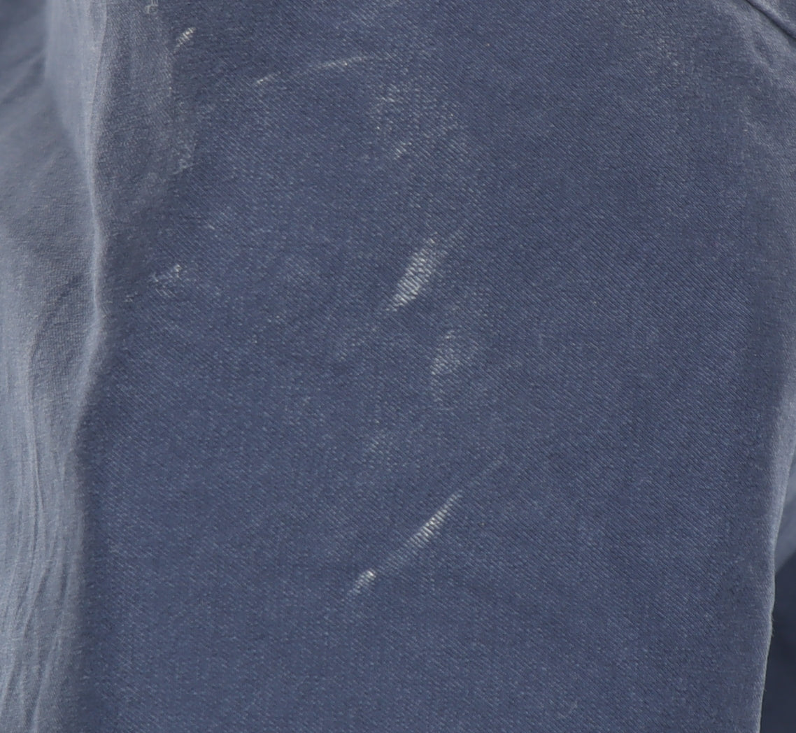 GAP Men's Blue Slim Fit Chino Trousers 36x32