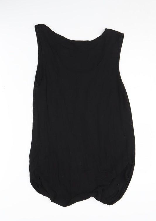 Mango Women's Black Tank Top Size M