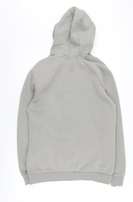 Unisex Adults UK Size S MP Grey Pullover Hoodie