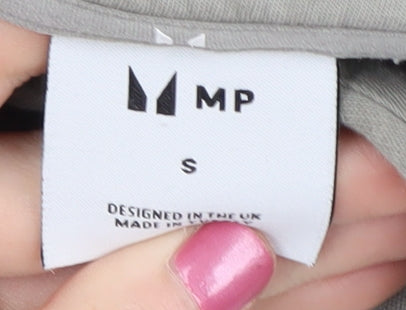 Unisex Adults UK Size S MP Grey Pullover Hoodie
