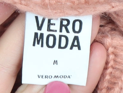 Womens UK Size M VERO MODA Pink Pullover Jumper