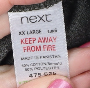 Next Men's Green 2XL Henley Jumper, V-Neck, Casual Wear