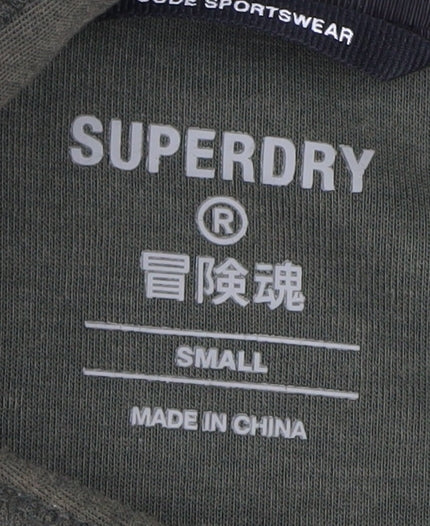 Superdry Men’s Green Pullover Hoodie - Small