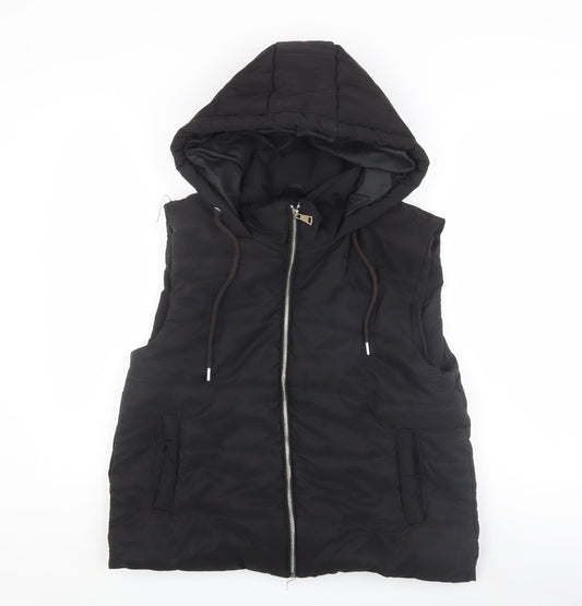 Womens UK Size L Boohoo Black