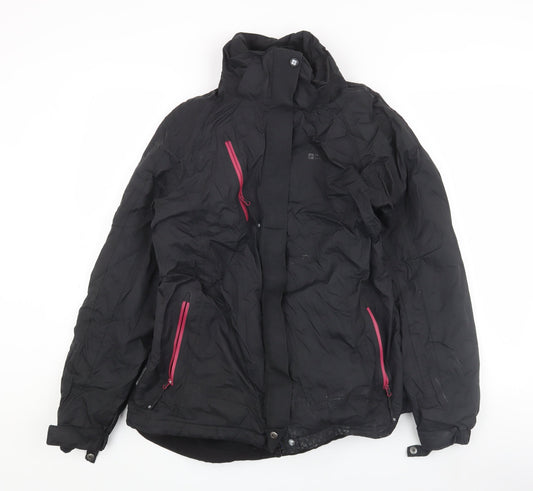 Womens UK Size 14 Warehouse Black Puffer Jacket