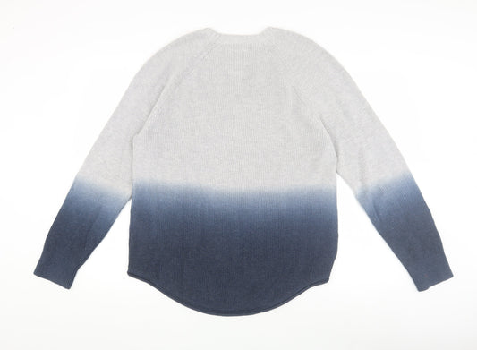 Hollister Men's Grey Pullover Jumper L