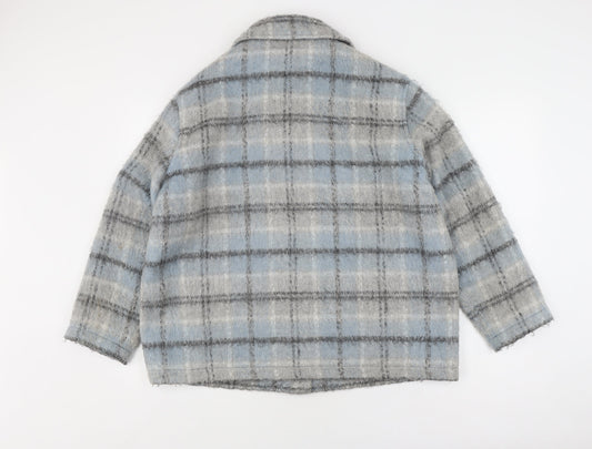 Womens UK Size M Topshop Blue Basic Jacket