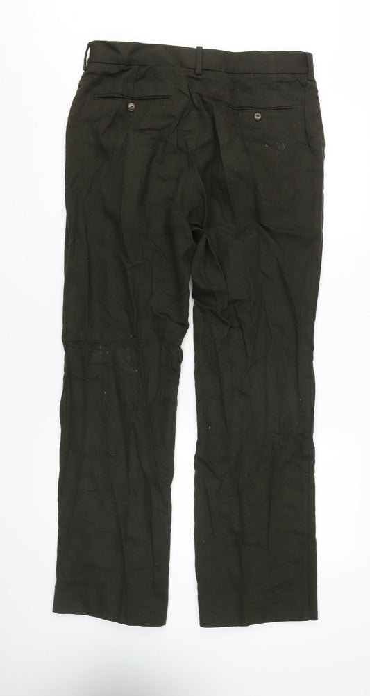 Gianni Versace Men’s Green Dress Pants Size 48