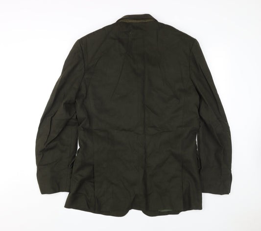 Mens UK Size 48 Versace Regular Green Suit Jacket