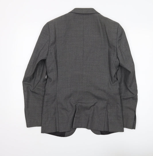 Mens UK Size 36 T.M.Lewin Regular Grey Suit Jacket