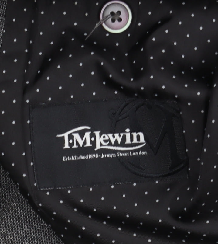 Mens UK Size 36 T.M.Lewin Regular Grey Suit Jacket