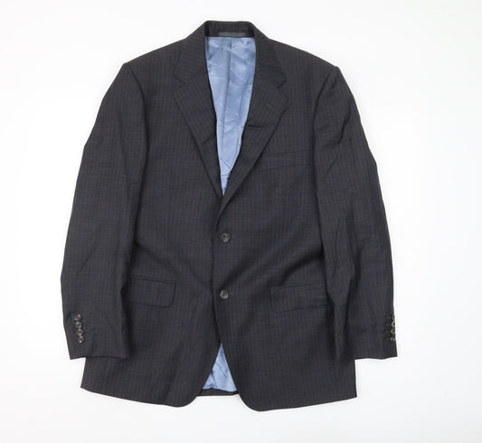 Mens UK Size 40 Aquascutum Regular Grey Suit Jacket