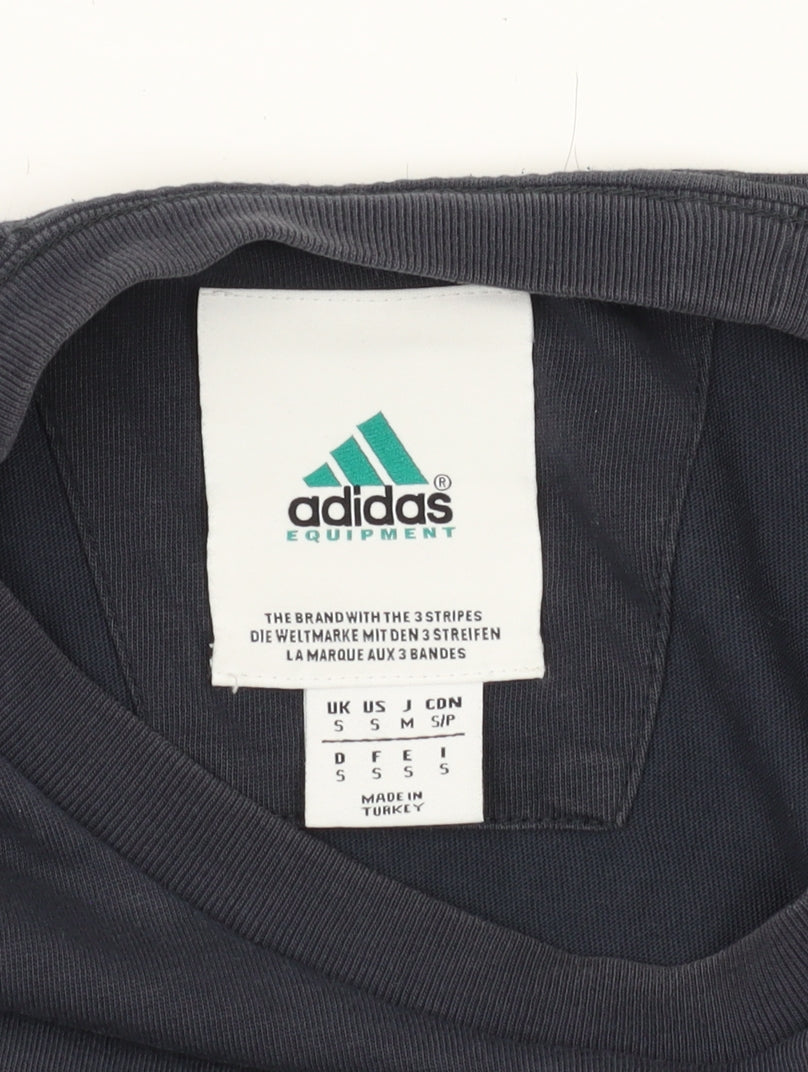 Adidas Men's Black S Graphic Print Logo T-Shirt