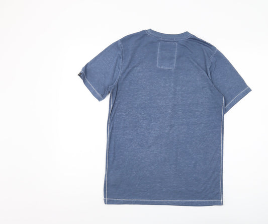 Tokyo Laundry Men's Blue Graphic T-Shirt Size S