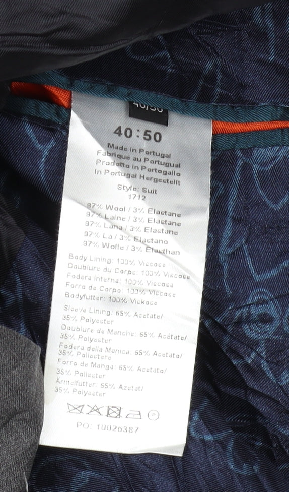 Mens UK Size 40 Paul Smith Regular Grey Suit Jacket