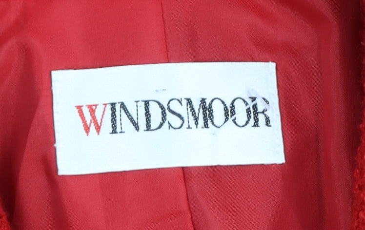 Windsmoor Women's Red Wool Blazer Size 14