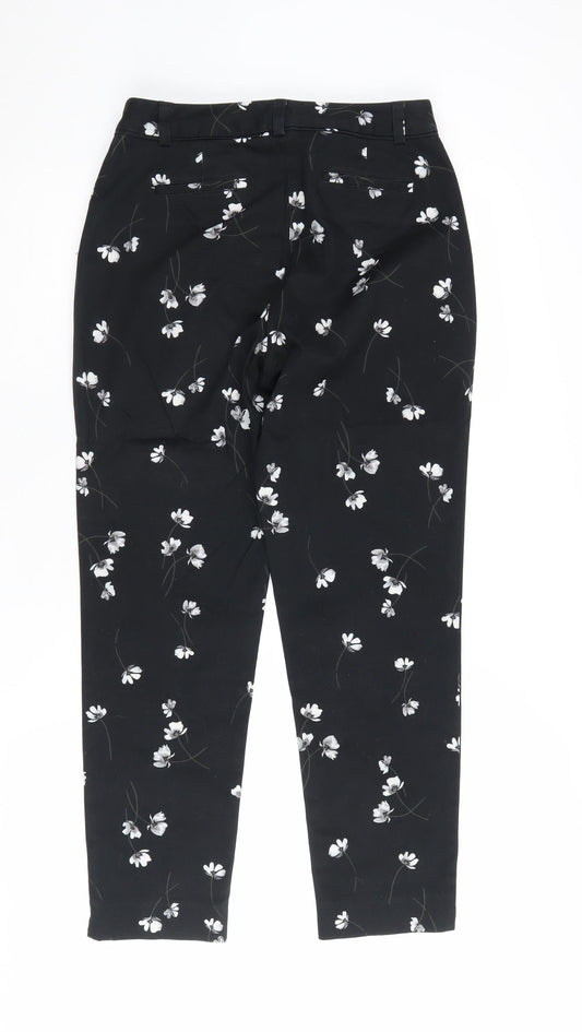 Womens UK Size 10 RJR John Rocha Slim Fit Straight Black Trousers