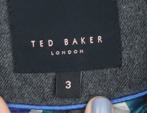 Ted Baker Women's Grey Blazer M Business Formal