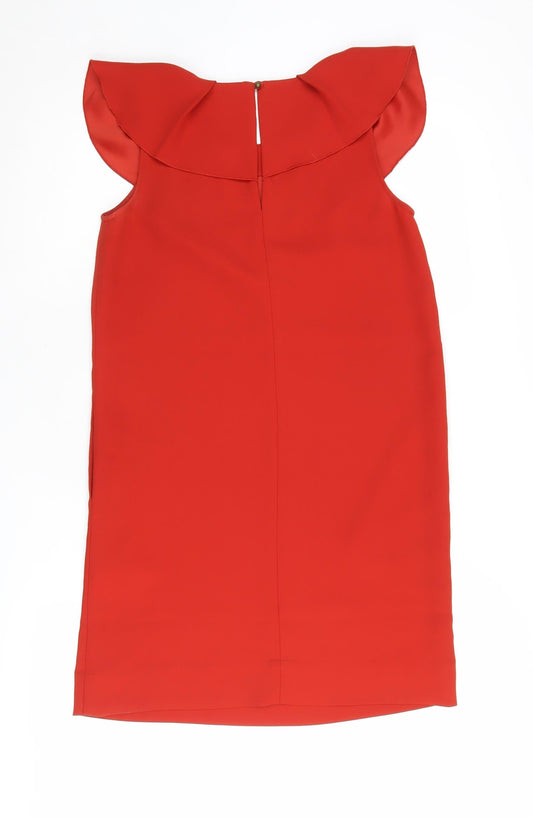 Banana Republic Women's Red Shift Dress 00P Petite