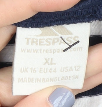 Womens UK Size 16 Trespass Blue Basic T-Shirt