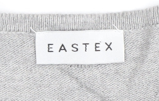 Eastex Women's Grey Round Neck Pullover Jumper Size 10